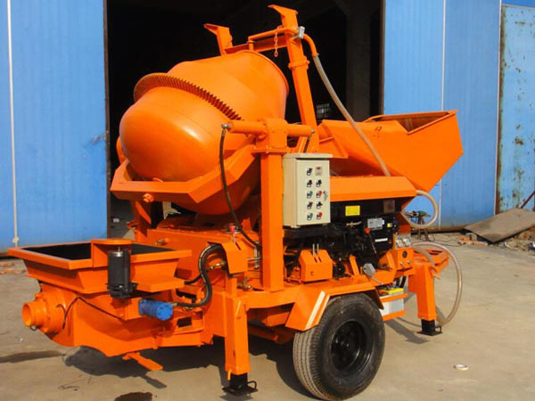 mini concrete mixer pump