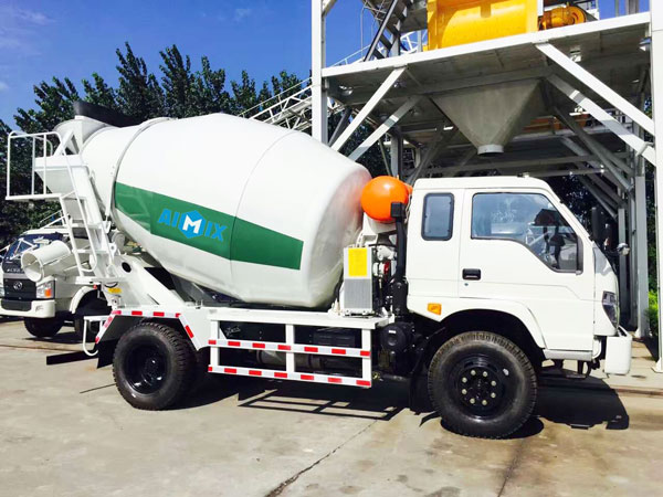 6m3 concrete tranist mixer truck