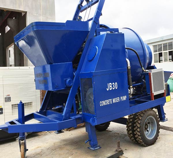 JBS30 concrete pump with mixer