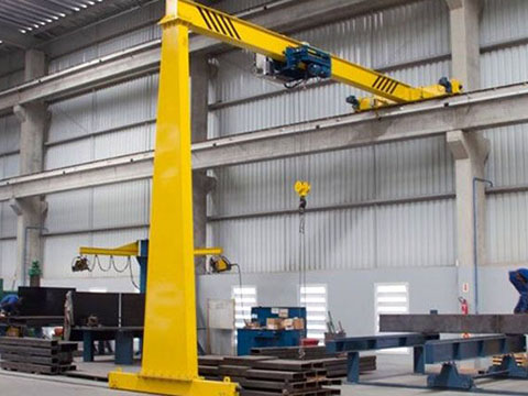 common semi 1 ton gantry crane in Weihua price