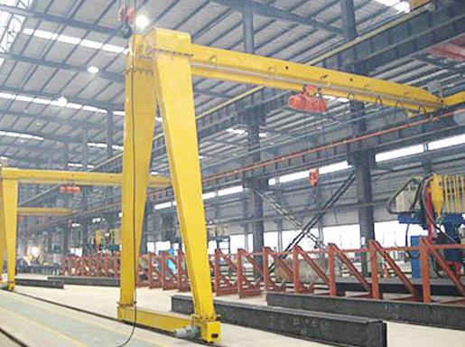 Technical Data Specifications and Components of Semi-Gantry Cranes 