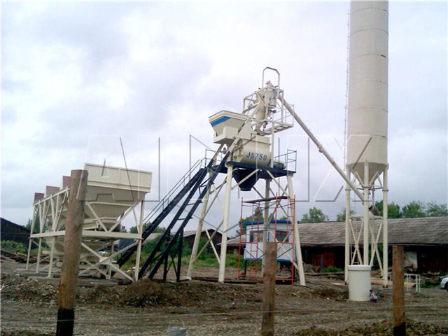 Small Concrete mixing Plant in China
