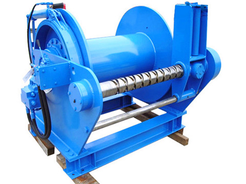 heavy duty hydraulic winch installation