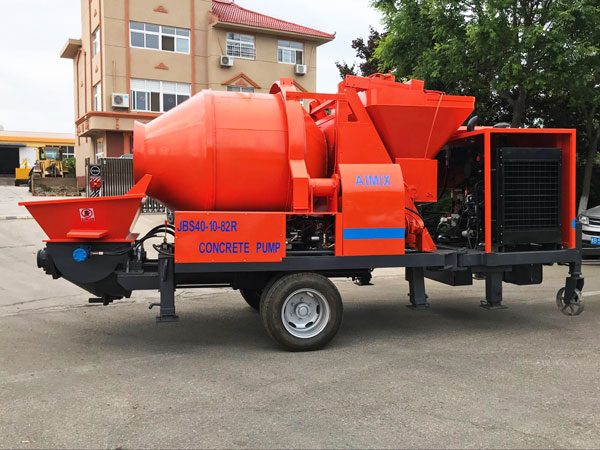 ABJZ40C concrete mixer pump diesel