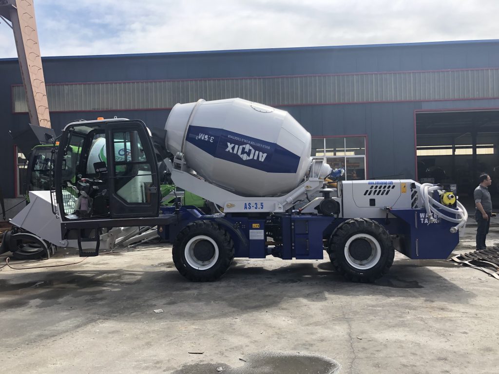 self concrete mixer