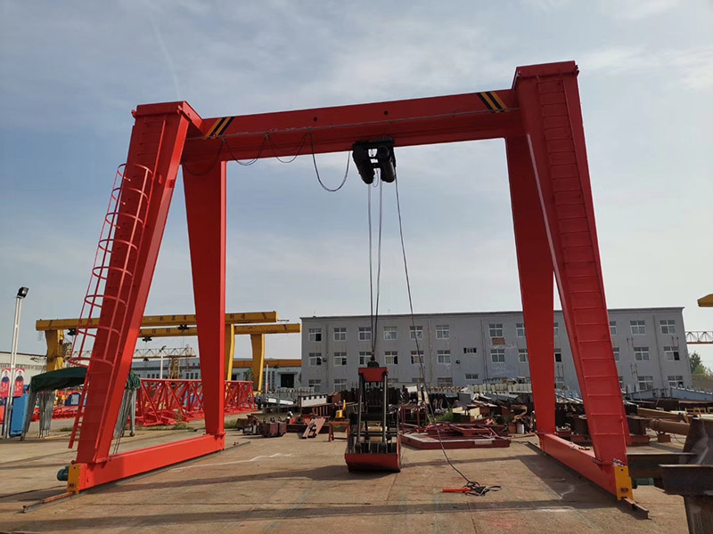 Single Girder Gantry Crane With Grab