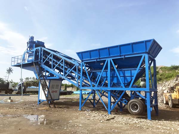 Mobile Concrete Plant in Philippines