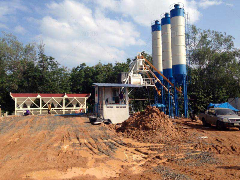 mini concrete mixing plant