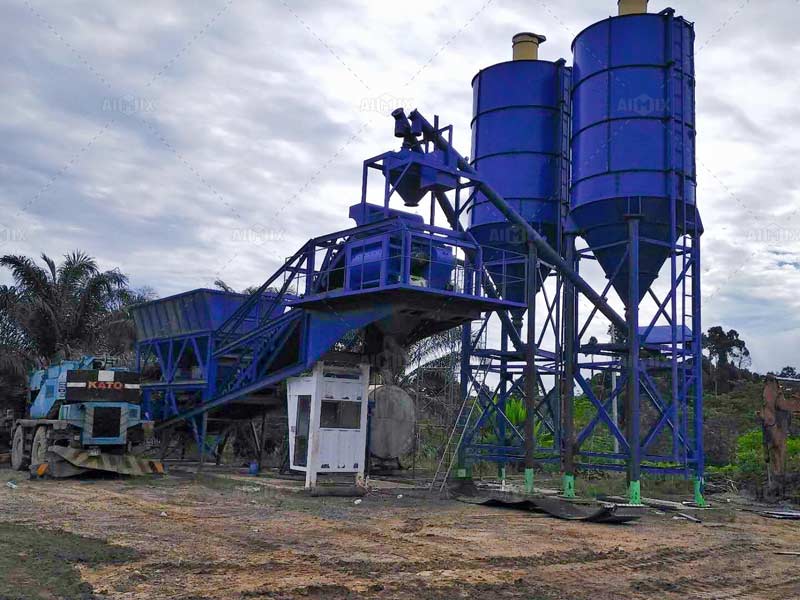 Mobile Concrete Mixing Plant