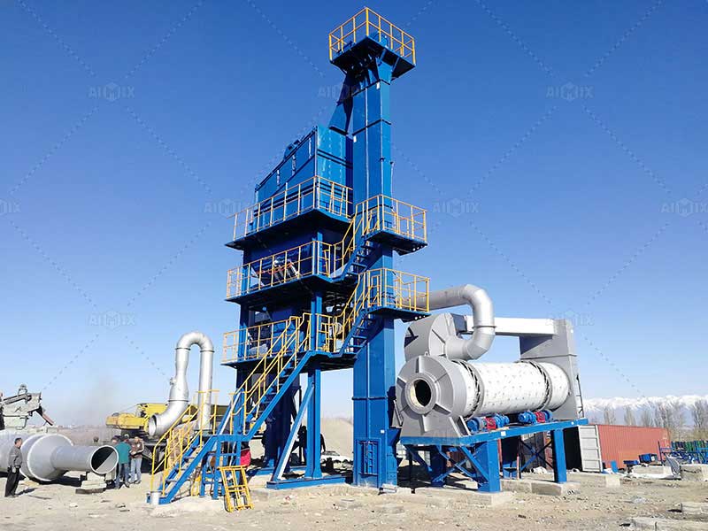 ALQ60-Stationary-asphalt-batching-plant-in-Kyrgyzstan-Aimix