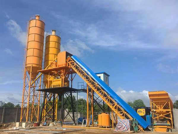 AJ-60 stationary-concrete-batching-plant in Sri Lanka