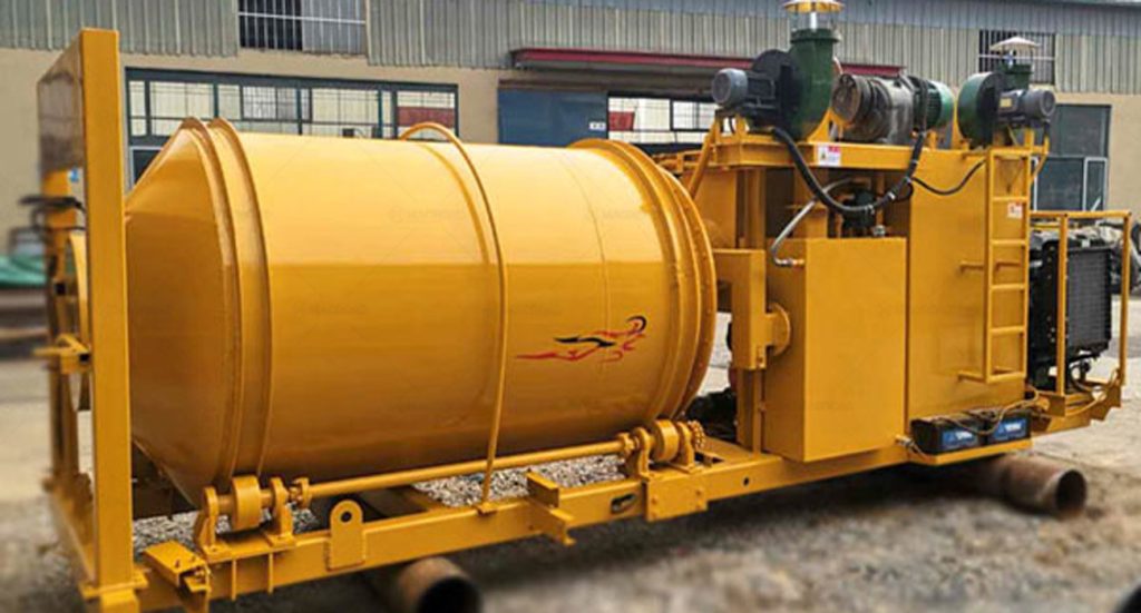 10T mobile type mini asphalt plant in Peru