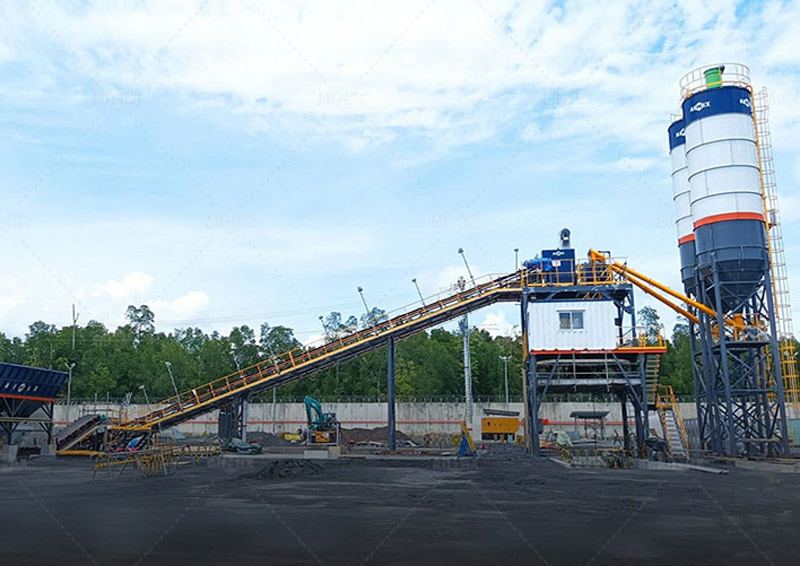 AJ90 Belt Concrete Plant