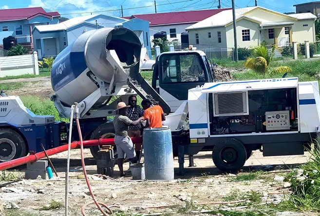 concrete mix and pump solution